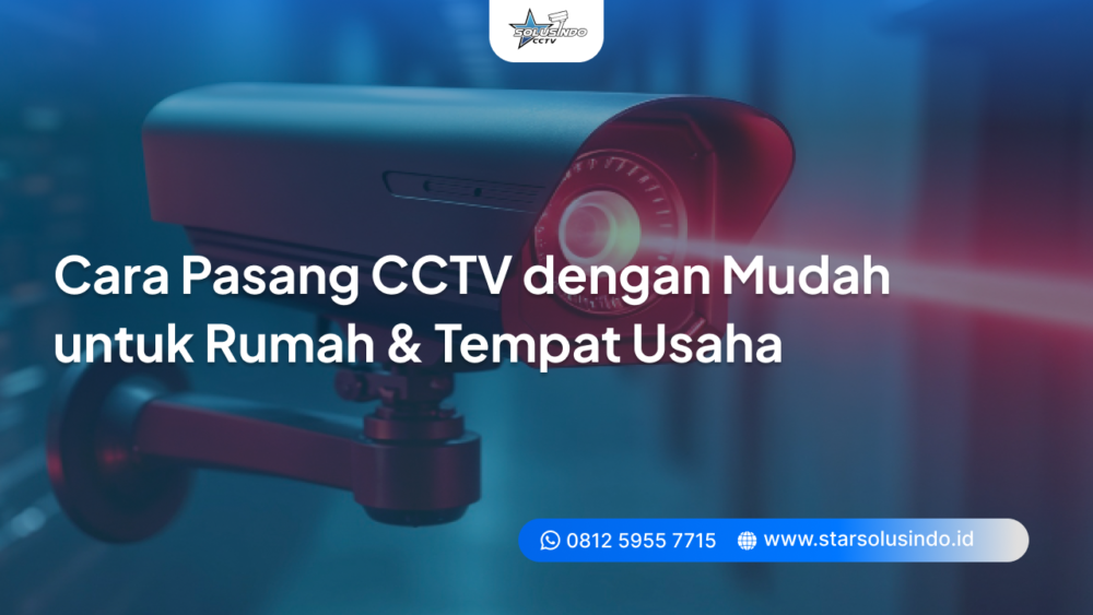 cara pasang cctv